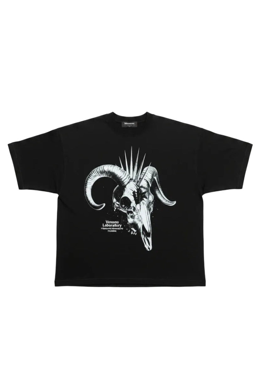 Veneno Camiseta Goat Skull Black