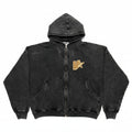 Veneno Buzo Zipper Leather Cow