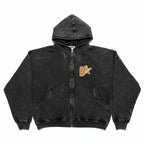 Veneno Buzo Zipper Leather Cow