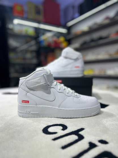 Nike Air Force 1 Mid Supreme White