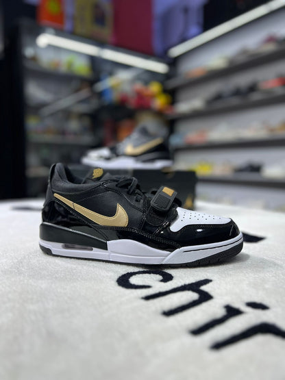 Jordan Legacy 312 Low Black Metallic Gold