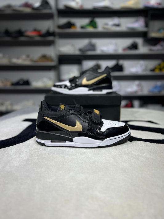 Jordan Legacy 312 Low Black Metallic Gold