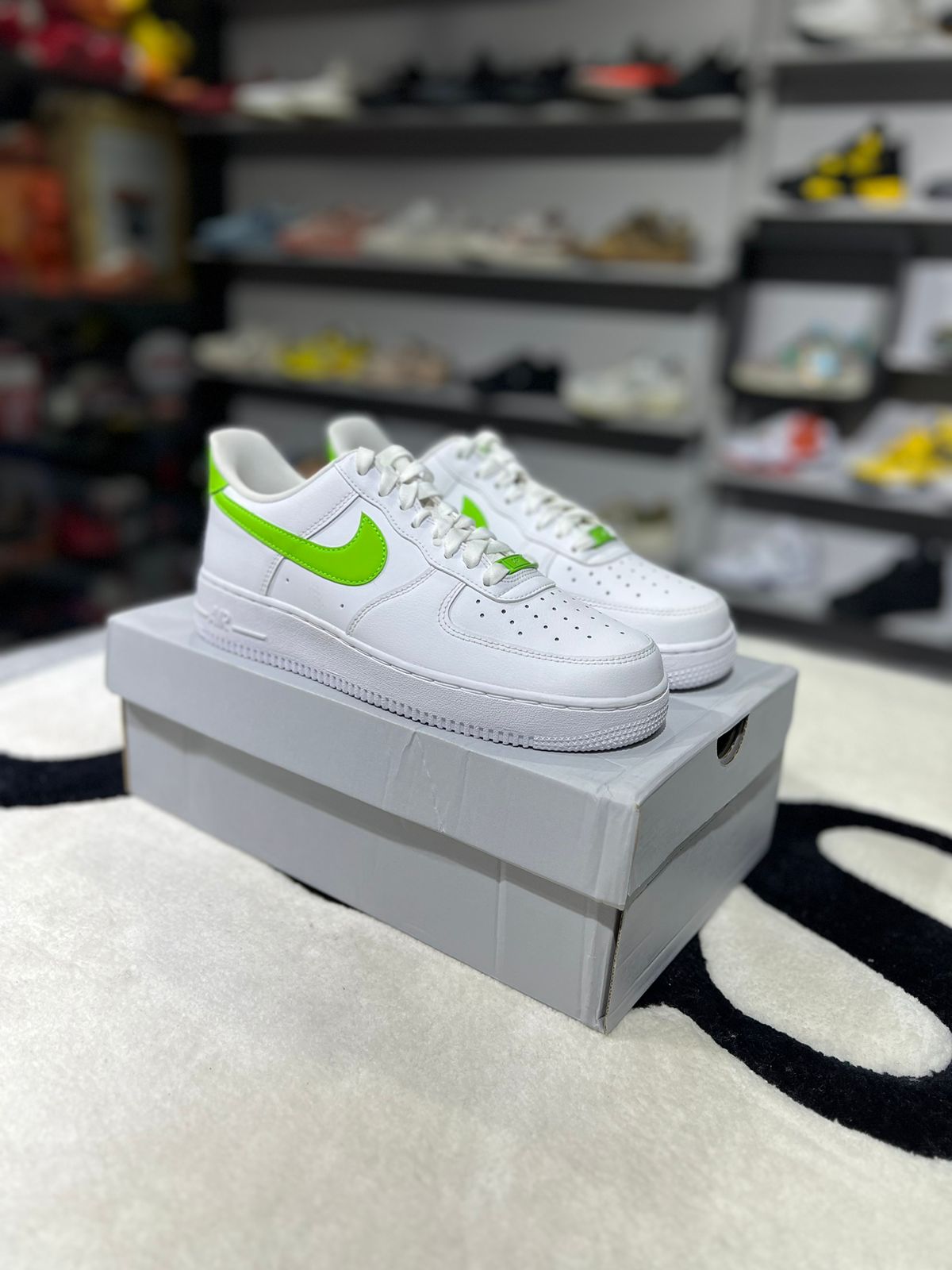 Nike Air Force 1 Low White Action Green (Women's)