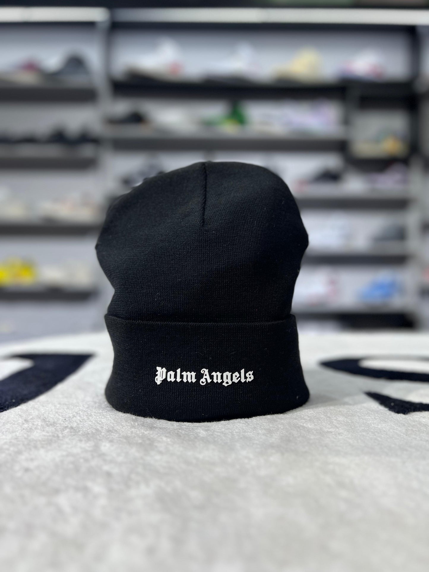 Palm Angels Classic Logo Beanie Black