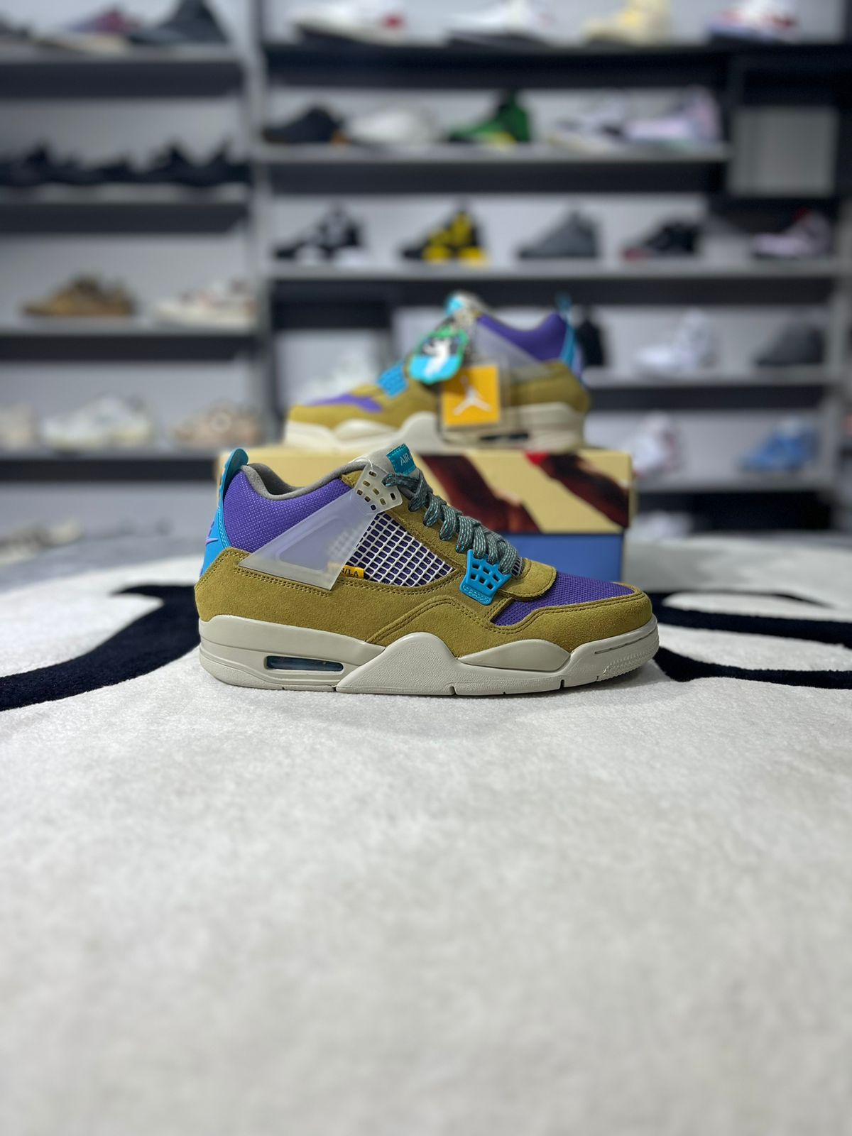 Jordan 4 Retro SP 30th Anniversary Union Desert Moss