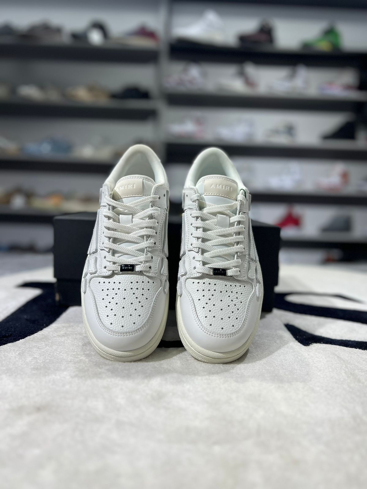 AMIRI Skel Top Low White Vintage