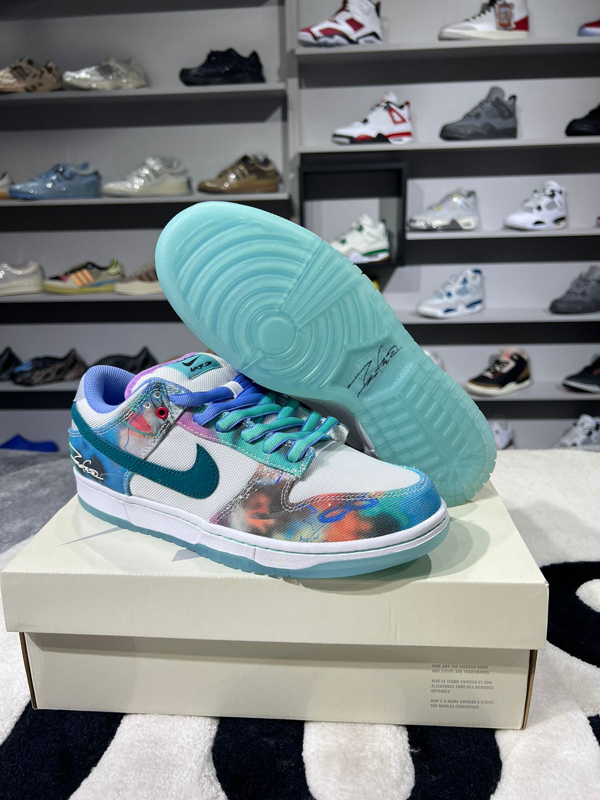 Nike SB Dunk Low Futura Laboratories Bleached Aqua