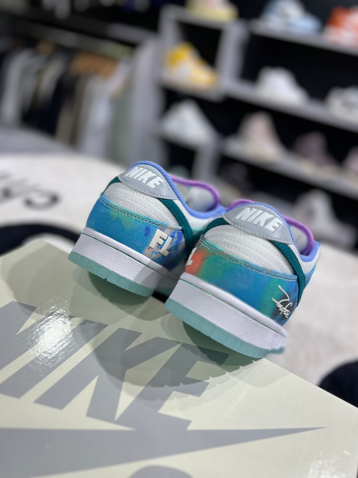 Nike SB Dunk Low Futura Laboratories Bleached Aqua