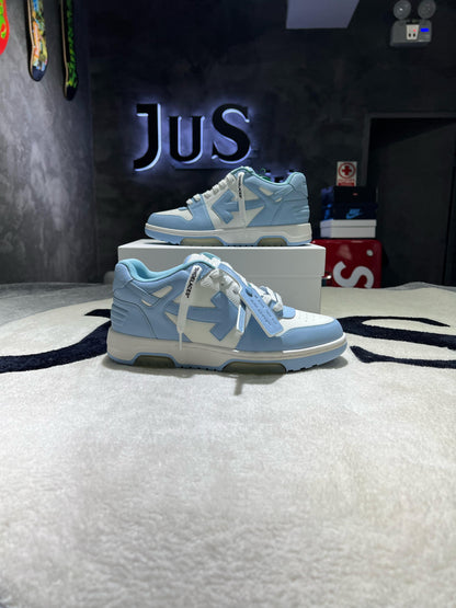 OFF-WHITE Out Of Office OOO Light Blue White
