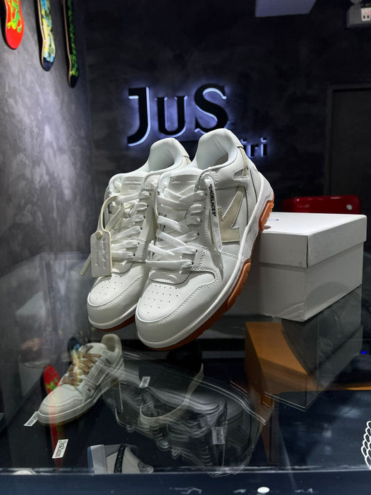 OFF-WHITE Out Of Office White Biege Gum