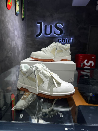 OFF-WHITE Out Of Office White Biege Gum
