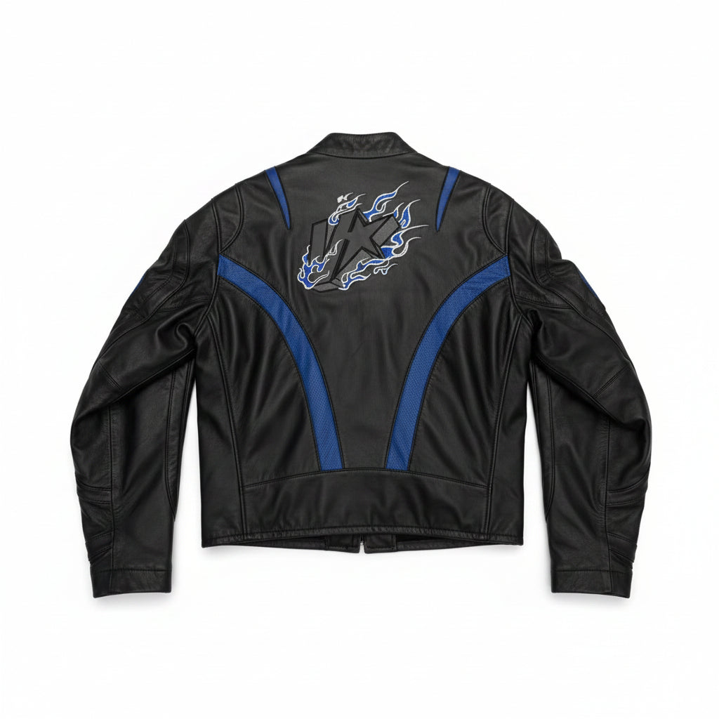 Veneno Chaqueta Cuero Biker Go Faster Black