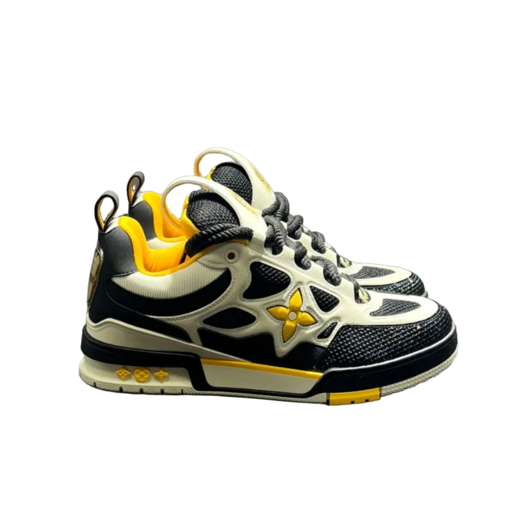 Louis Vuitton LV Skate Sneaker Black White Yellow