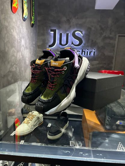 VERSACE Mercury V1  Knotted Cutout Sneakers