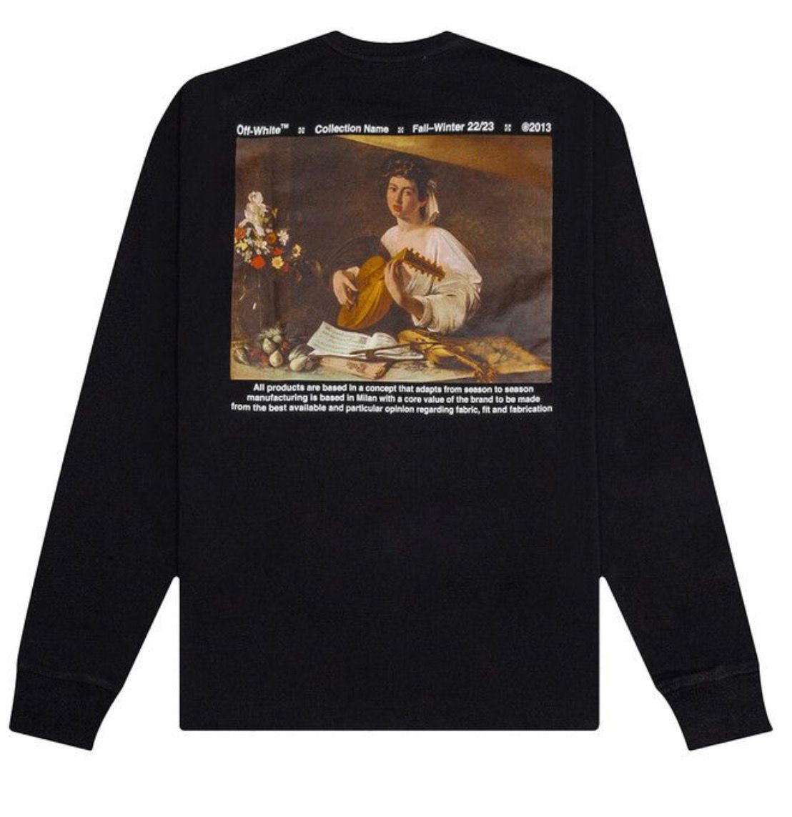 Off White Caravaggio Lute Skate Long Sleeve