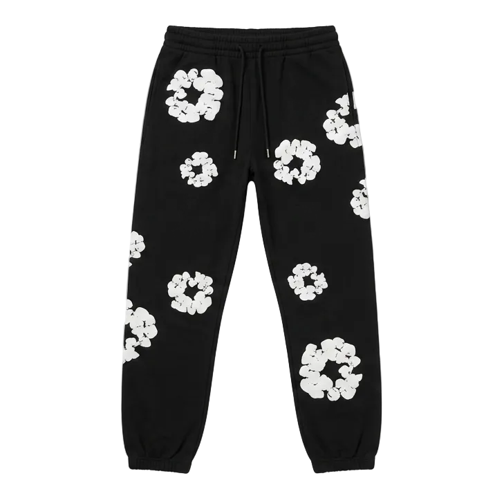 Denim Tears The Cotton Wreath Sweat Pants Black