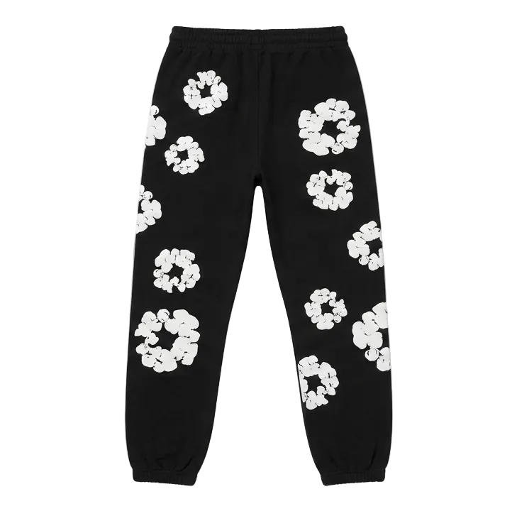 Denim Tears The Cotton Wreath Sweat Pants Black