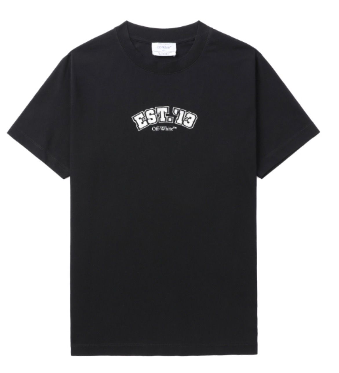 Off White T- shirt Black Logic