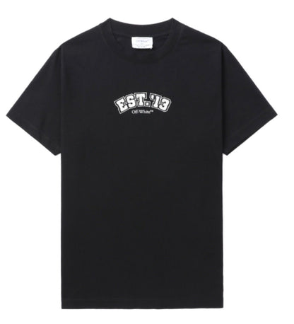 Off White T- shirt Black Logic