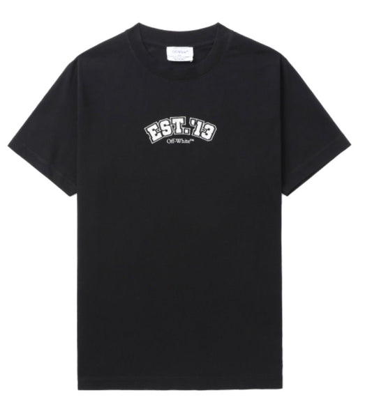 Off White T- shirt Black Logic