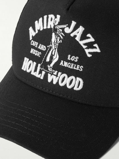 AMIRI Jazz Wolf Trucker Hat