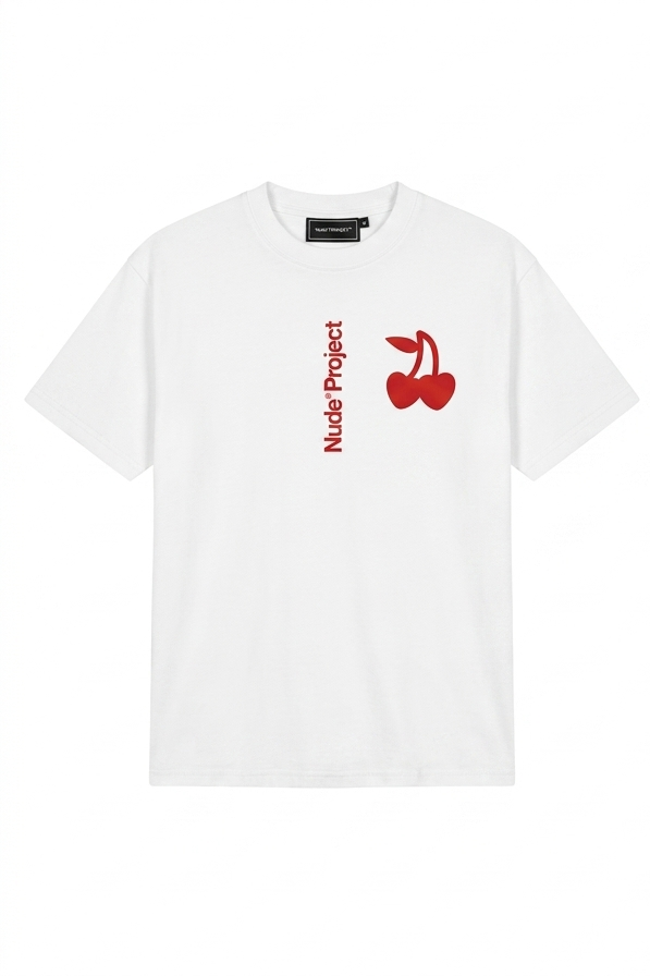 Nude Project Cherry Tee White