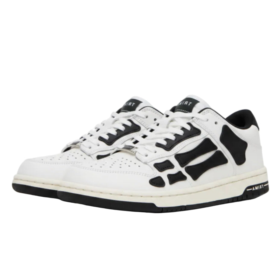 Amiri Skel Top Low White/Black/White